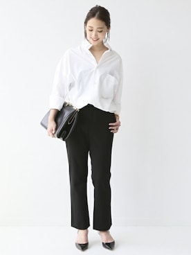 「NINA RICCI（ニナリッチ）のアイテム」を使った、MARIさん（レディース・156cm）の秋コーディネート