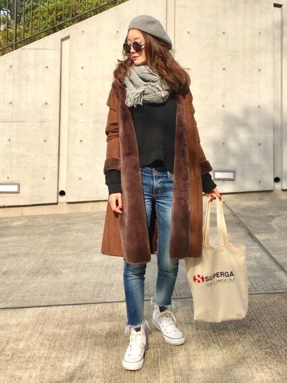 ロッソ ムートン ガウン URBAN RESEARCH ROSSO WOMEN（アーバンリサーチ ロッソ）の「ROSSO
