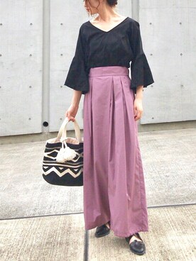 Creamさん（レディース・158cm）の夏コーディネート