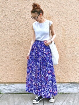 Creamさん（レディース・158cm）の夏コーディネート