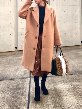 Creamさん（レディース・158cm）の冬コーディネート