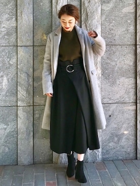 Creamさん(レディース・158cm)の冬コーディネート