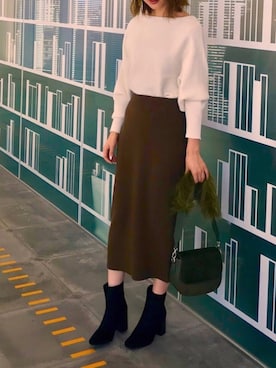 Creamさん（レディース・158cm）の冬コーディネート