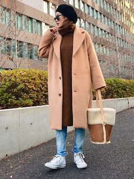 Creamさん（レディース・158cm）の冬コーディネート