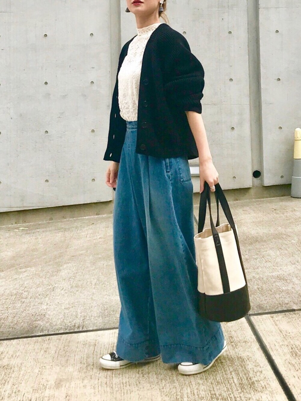 SLOBE IENA（スローブイエナ）の「チュール刺繍ブラウス