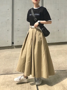 「goa（ゴア）のアイテム」を使った、Creamさん（レディース・158cm）の春コーディネート