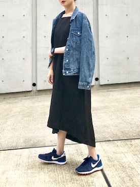 「UNITED NUDE（ユナイテッドヌード）のアイテム（アナログ腕時計）」を使った、Creamさん（レディース・158cm）の春コーディネート