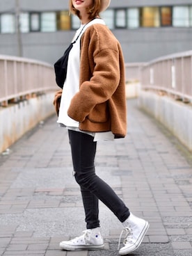 Creamさん（レディース・158cm）の冬コーディネート