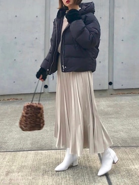 Creamさん（レディース・158cm）の冬コーディネート