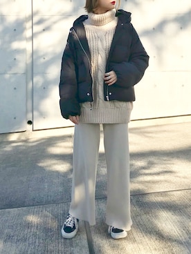 Creamさん（レディース・158cm）の冬コーディネート
