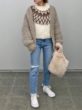 Creamさん（レディース・158cm）の冬コーディネート