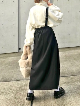 「@ChouChou（アットシュシュ）のアイテム」を使った、Creamさん（レディース・158cm）の冬コーディネート