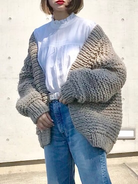 「goa（ゴア）のアイテム」を使った、Creamさん（レディース・158cm）の春コーディネート