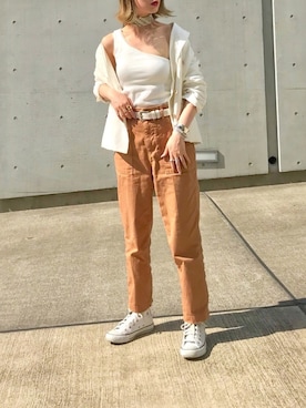 「goa（ゴア）のアイテム」を使った、Creamさん（レディース・158cm）の春コーディネート