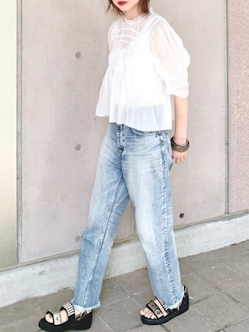 Creamさん（レディース・158cm）の夏コーディネート