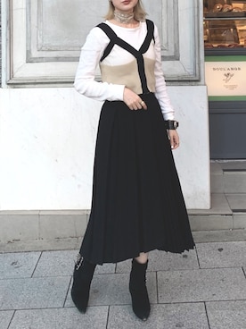 「CLEA（クレア）のアイテム（財布/小物）」を使った、Creamさん（レディース・158cm）の秋コーディネート