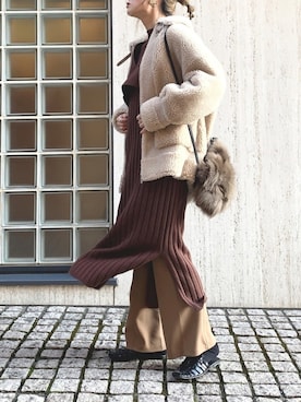 Creamさん（レディース・158cm）の冬コーディネート