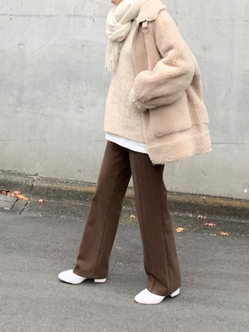 Creamさん（レディース・158cm）の冬コーディネート