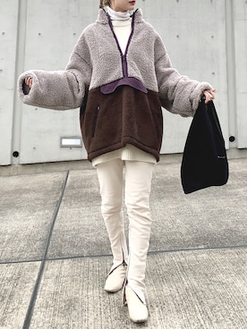 Creamさん（レディース・158cm）の冬コーディネート