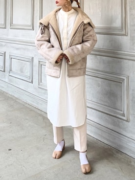 Creamさん（レディース・158cm）の冬コーディネート