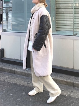 「LA BELLE ETUDE（ラベルエチュード）のアイテム（トップス）」を使った、Creamさん（レディース・158cm）の冬コーディネート