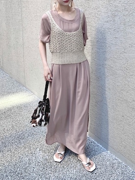 Creamさん（レディース・158cm）の夏コーディネート