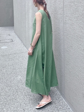 「SLOBE IENA（スローブイエナ）のアイテム（アクセサリー）」を使った、Creamさん（レディース・158cm）の夏コーディネート