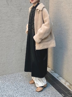 Creamさん（レディース・158cm）の冬コーディネート