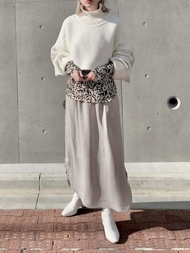 Creamさん（レディース・158cm）の冬コーディネート