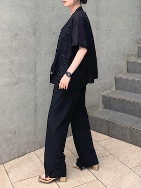 「ALLUMER（アリュメール）のアイテム」を使った、Creamさん（レディース・158cm）の夏コーディネート