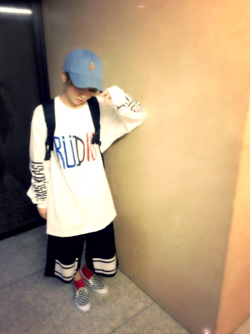 まーこさんの「Rock Teddy 6 Panel Cap（JOYRICH）」を使ったコーディネート