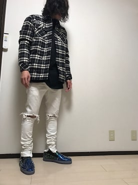 「fog（フォグ）のアイテム（その他アウター）」を使った、カルピスさん（メンズ・170cm）の冬コーディネート