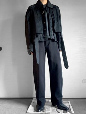 「u170」｜「アイテム（ブルゾン）」を使った、まさん（メンズ・166cm）の冬コーディネート