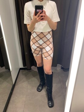 「Charles Chaton（シャルルシャトン）のアイテム（パンツ）」を使った、fumikaさん（レディース・158cm）の冬コーディネート