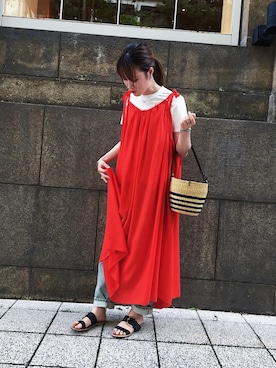 HALUKAさん（レディース・167cm）の夏コーディネート