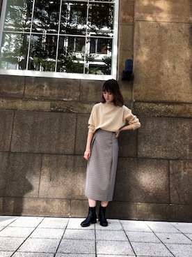 HALUKAさん（レディース・167cm）の秋コーディネート