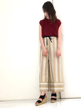 HALUKAさん（レディース・167cm）の夏コーディネート