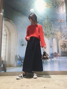 HALUKAさん（レディース・167cm）の冬コーディネート