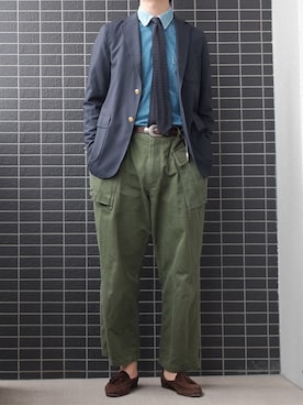 「PACO MILAN（パコミラン）のアイテム」を使った、Yuki Sugaさん（メンズ・179cm）の春コーディネート