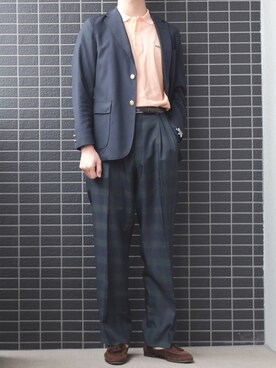 「PACO MILAN（パコミラン）のアイテム」を使った、Yuki Sugaさん（メンズ・179cm）の春コーディネート