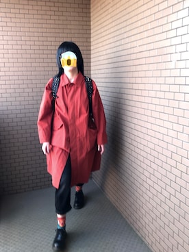 「GIVENCHY（ジバンシイ）のアイテム（バックパック/リュック）」を使った、☻にしこ☻さん（レディース・170cm）の春コーディネート