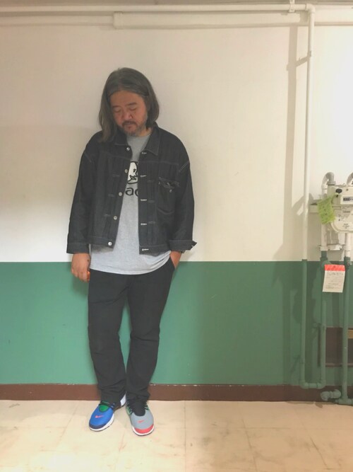 熊坂スグル（fridge setagaya）｜MAISON EUREKAのデニムジャケットを使ったコーディネート - WEAR