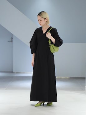 「ASTRAET（アストラット）のアイテム（ワンピース/ドレス）」を使った、本山 綺良莉さん（レディース・161cm）の夏コーディネート