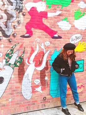 「158cm」｜「アイテム（ローファー）」を使った、Ayu⋆さん（レディース・158cm）の冬コーディネート