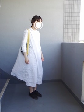 「tricot COMME des GARCONS（トリココムデギャルソン）のアイテム（レッグウェア）」を使った、kukkaさん（レディース・165cm）の夏コーディネート