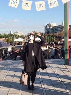「ARTS & SCIENCE（アーツアンドサイエンス）のアイテム（その他アウター）」を使った、kukkaさん（レディース・165cm）の冬コーディネート