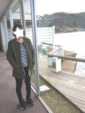 瑤さん（レディース・156cm）の冬コーディネート