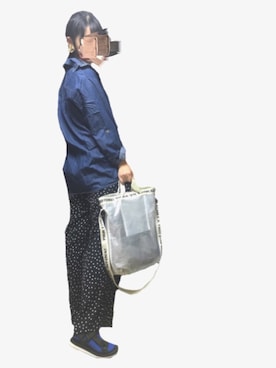 「DHOLIC（ディーホリック）のアイテム（デニムジャケット）」を使った、ミオさん（レディース・158cm）の夏コーディネート