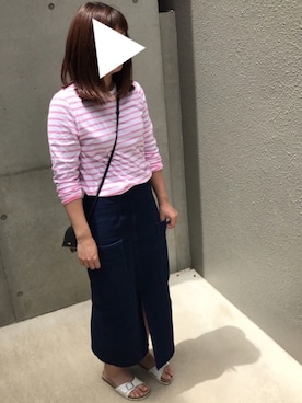 「IENA」｜「アイテム（財布/小物）」を使った、あいなぴさん（レディース・152cm）の春コーディネート