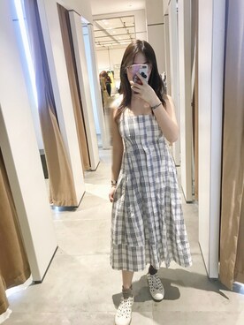 「fitting room」｜-Qui-さん（レディース・172cm）の春コーディネート